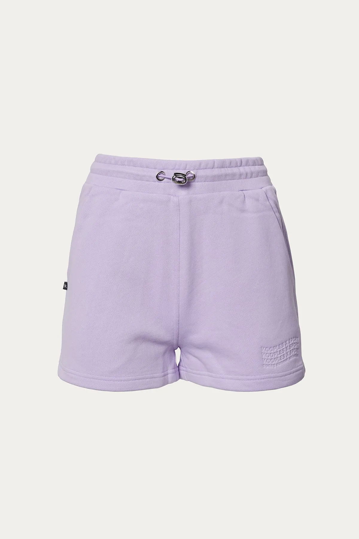 COTTON-JERSEY LOGO SHORTS