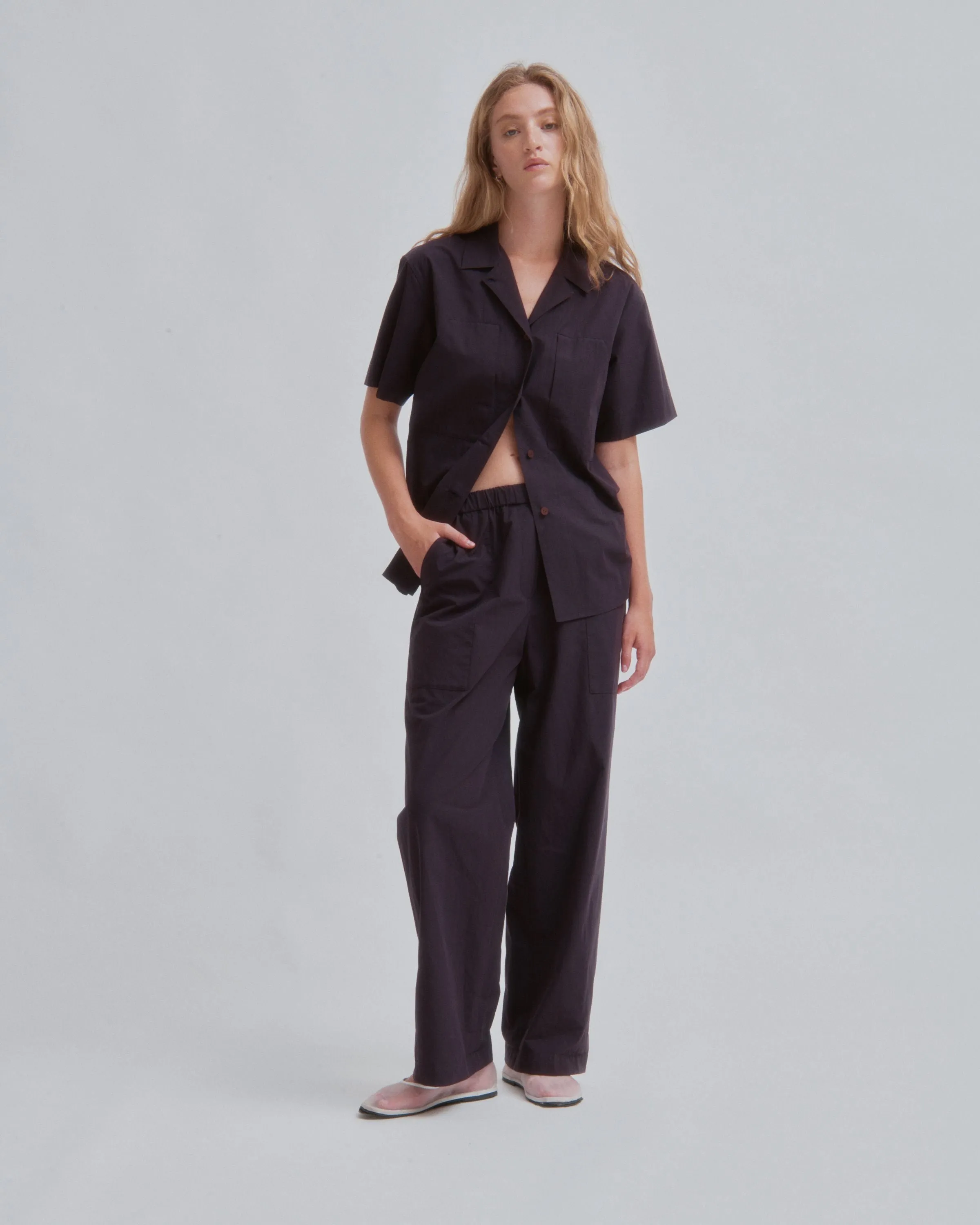 Coverall in Raisin