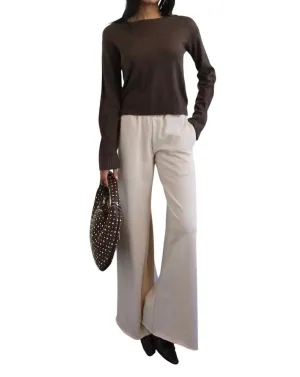 Crescent - Relaxed Collar Polo Sweater