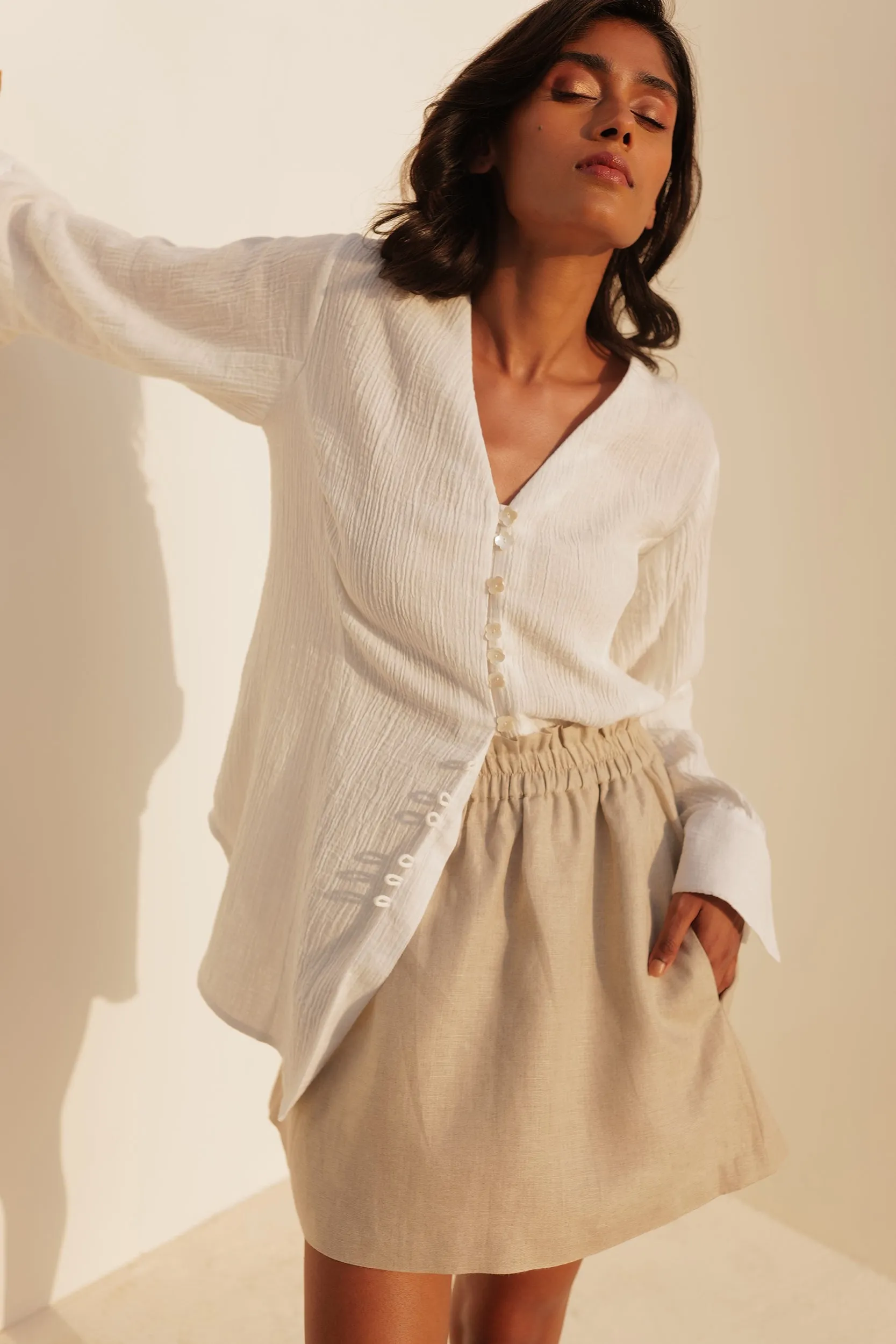 Crete Skirt (Natural)