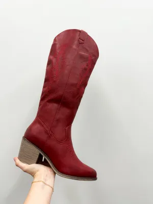 Crimson Cowboy Boots