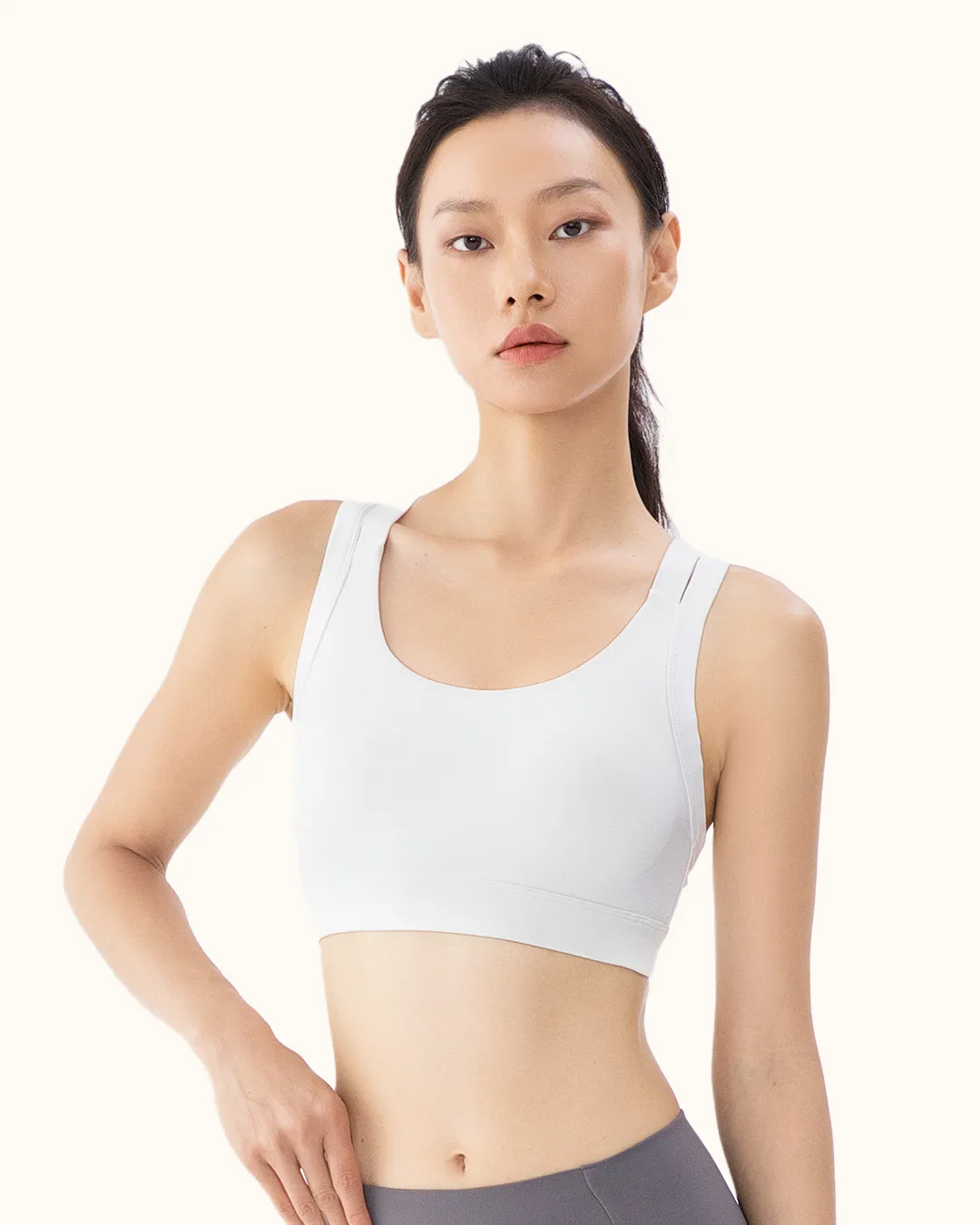 Criss-Cross High Impact Sports Bra