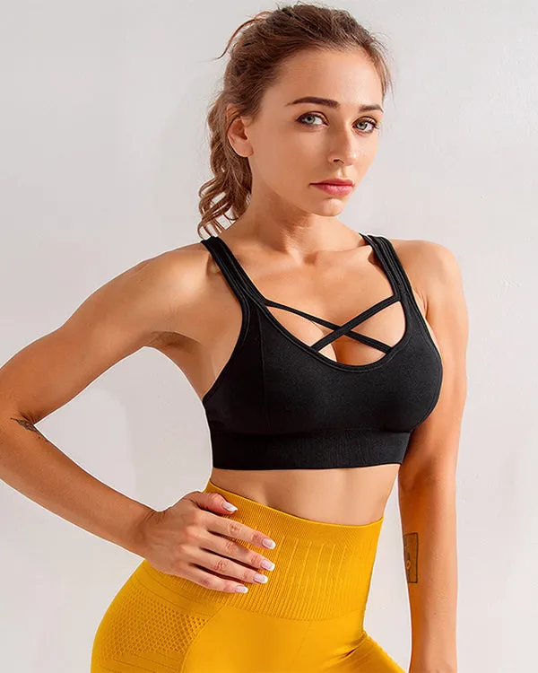 CrissCross Low Impact Seamless Sports Bras
