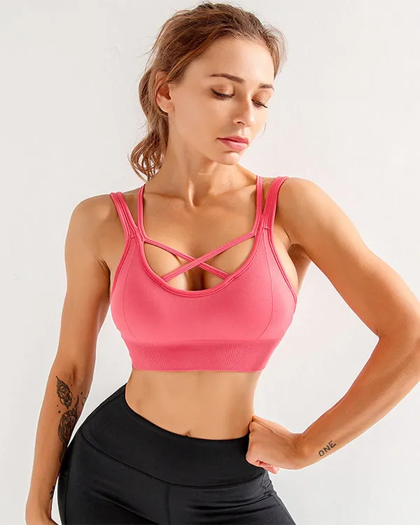 CrissCross Low Impact Seamless Sports Bras