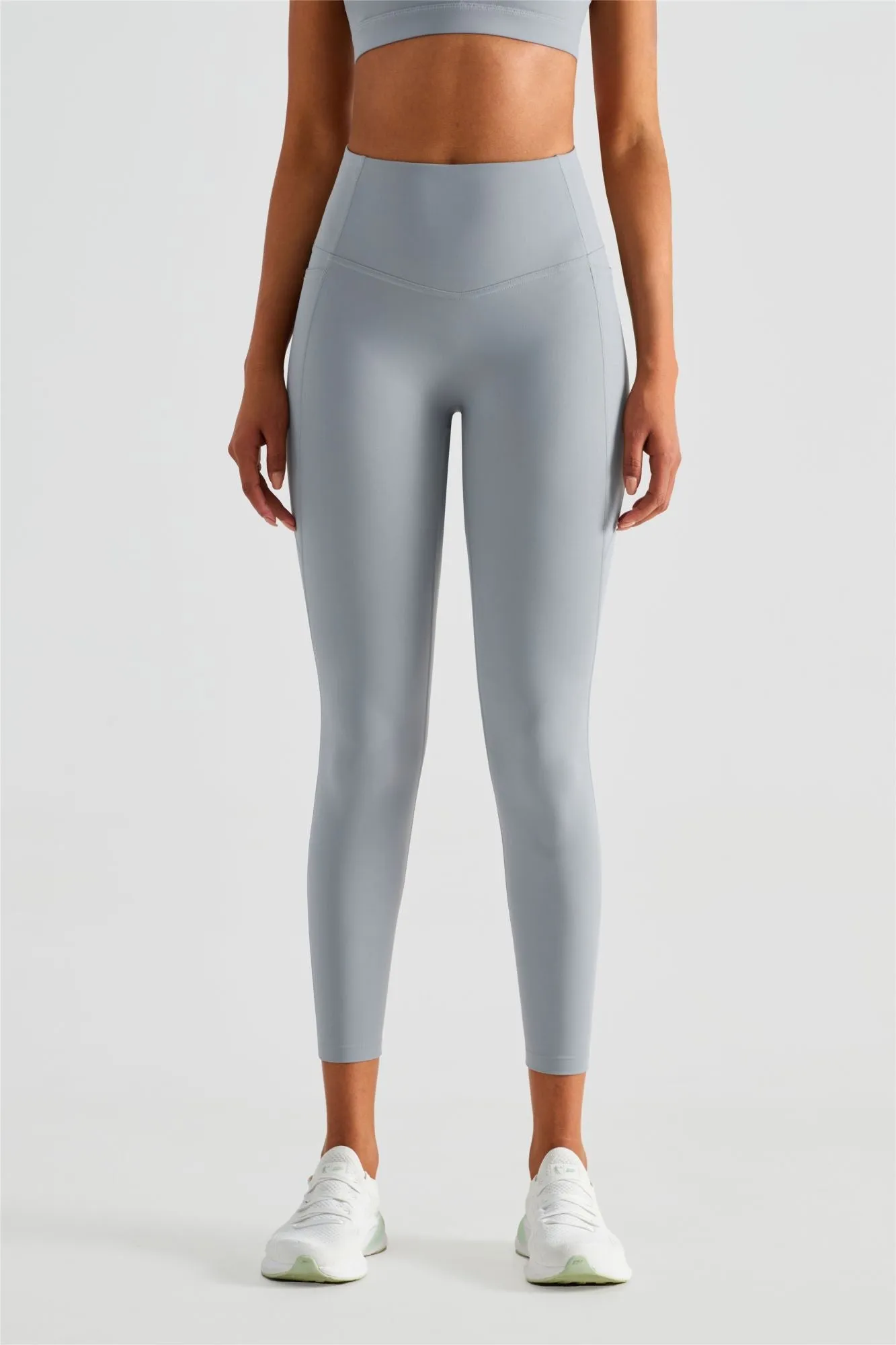 Crisscross Sports Bra & Yoga Leggings Activewear Set