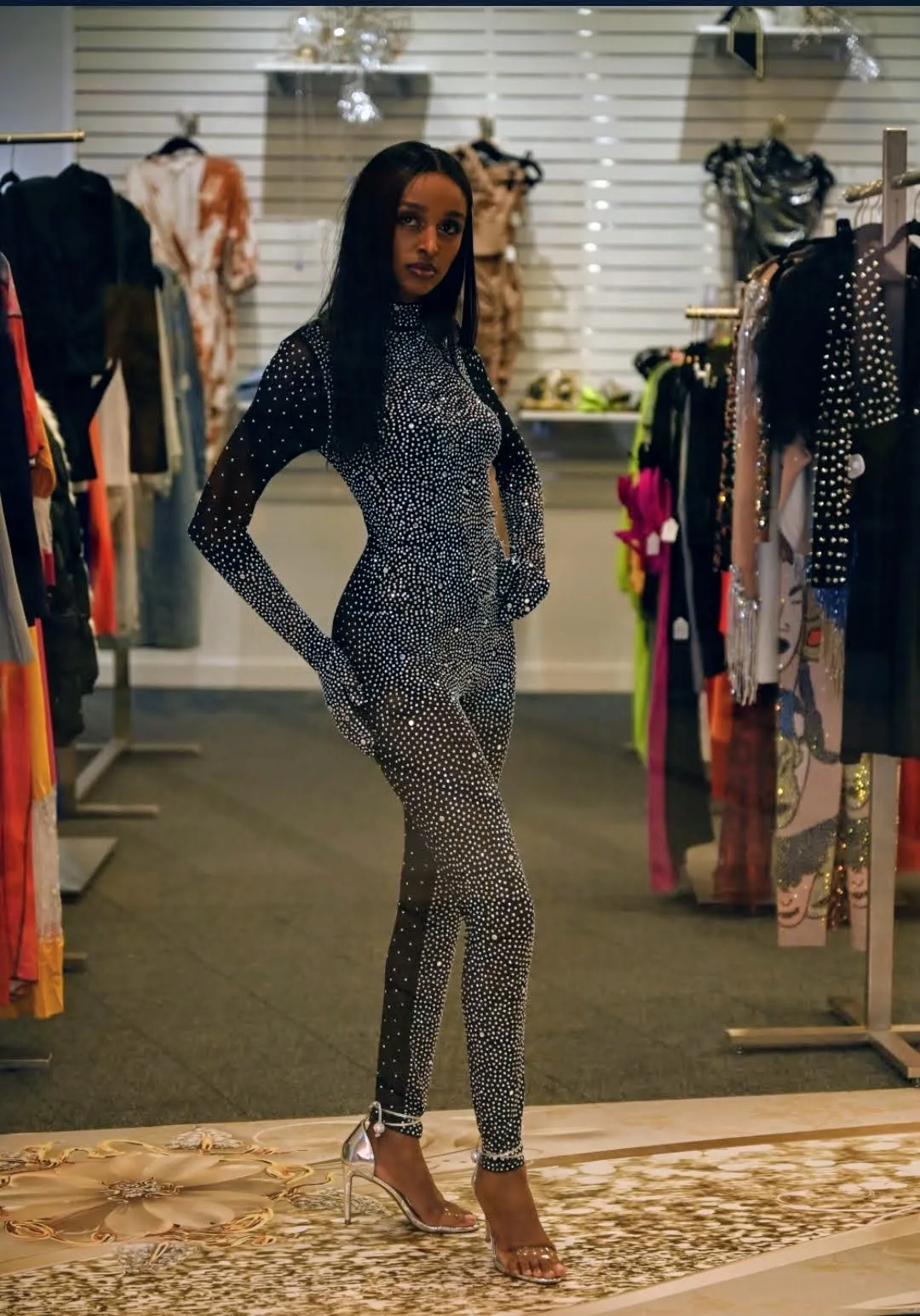 Dare Me Gloved Jumpsuit