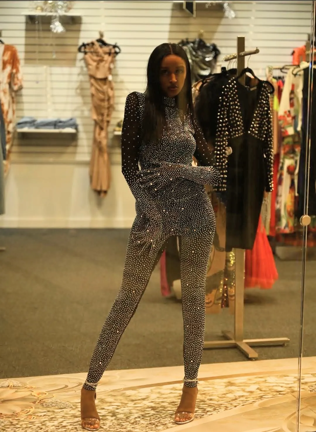 Dare Me Gloved Jumpsuit