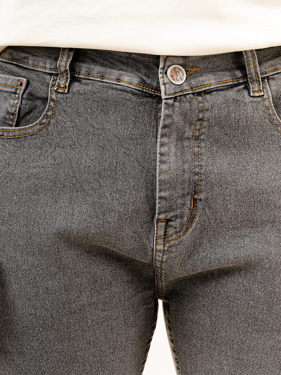 Dark Grey Slim Fit Denim jeans