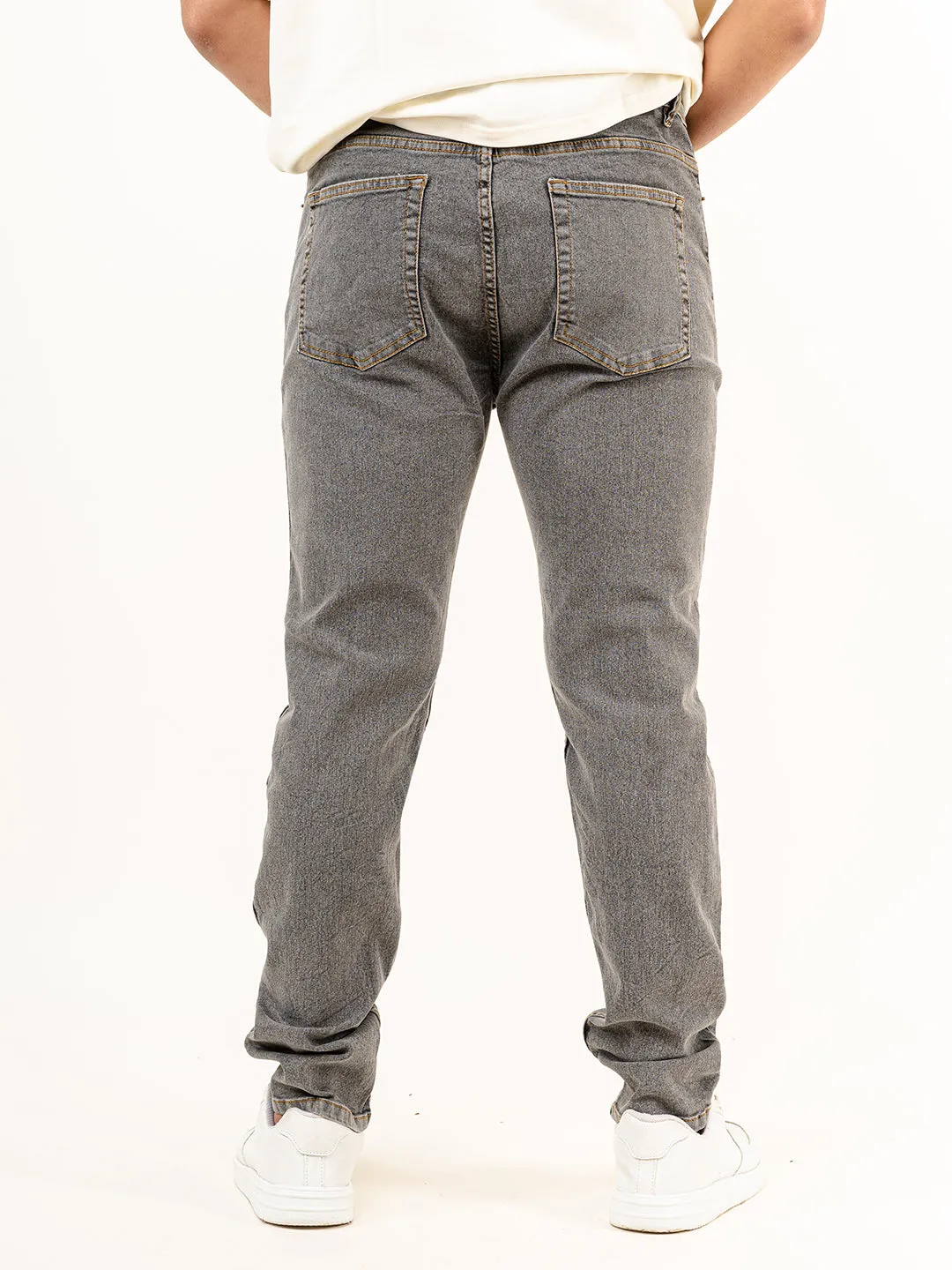 Dark Grey Slim Fit Denim jeans