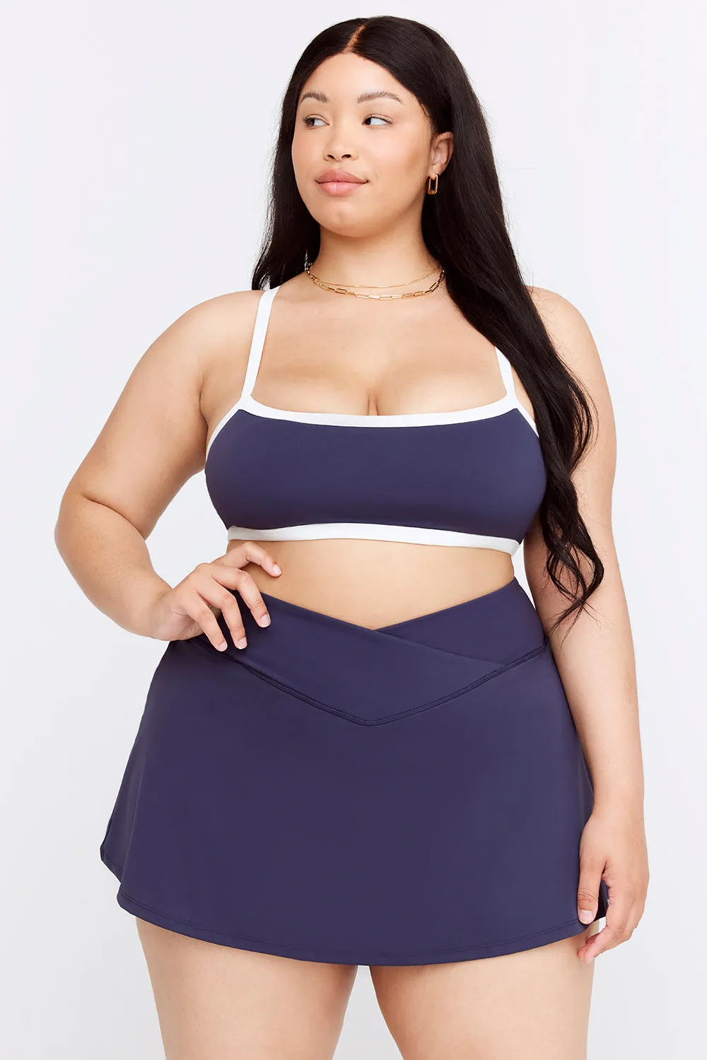 DAYFLEX BANDEAU SPORTS BRA - NAVY