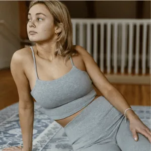 Deadstock Gray Sports Tank/Bra