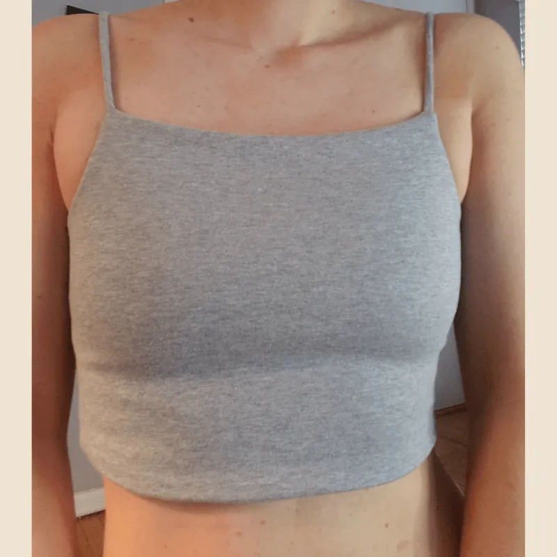 Deadstock Gray Sports Tank/Bra