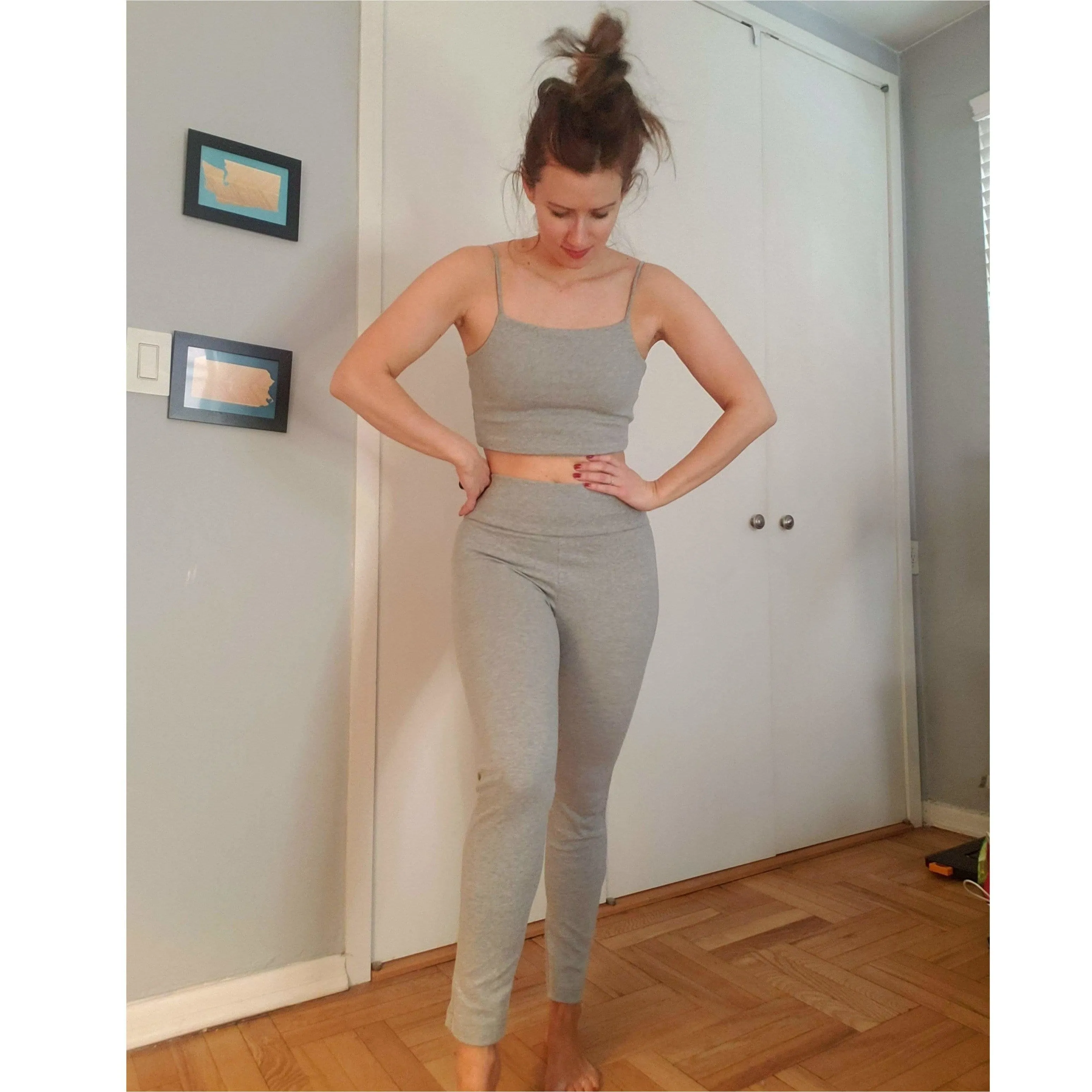Deadstock Gray Sports Tank/Bra