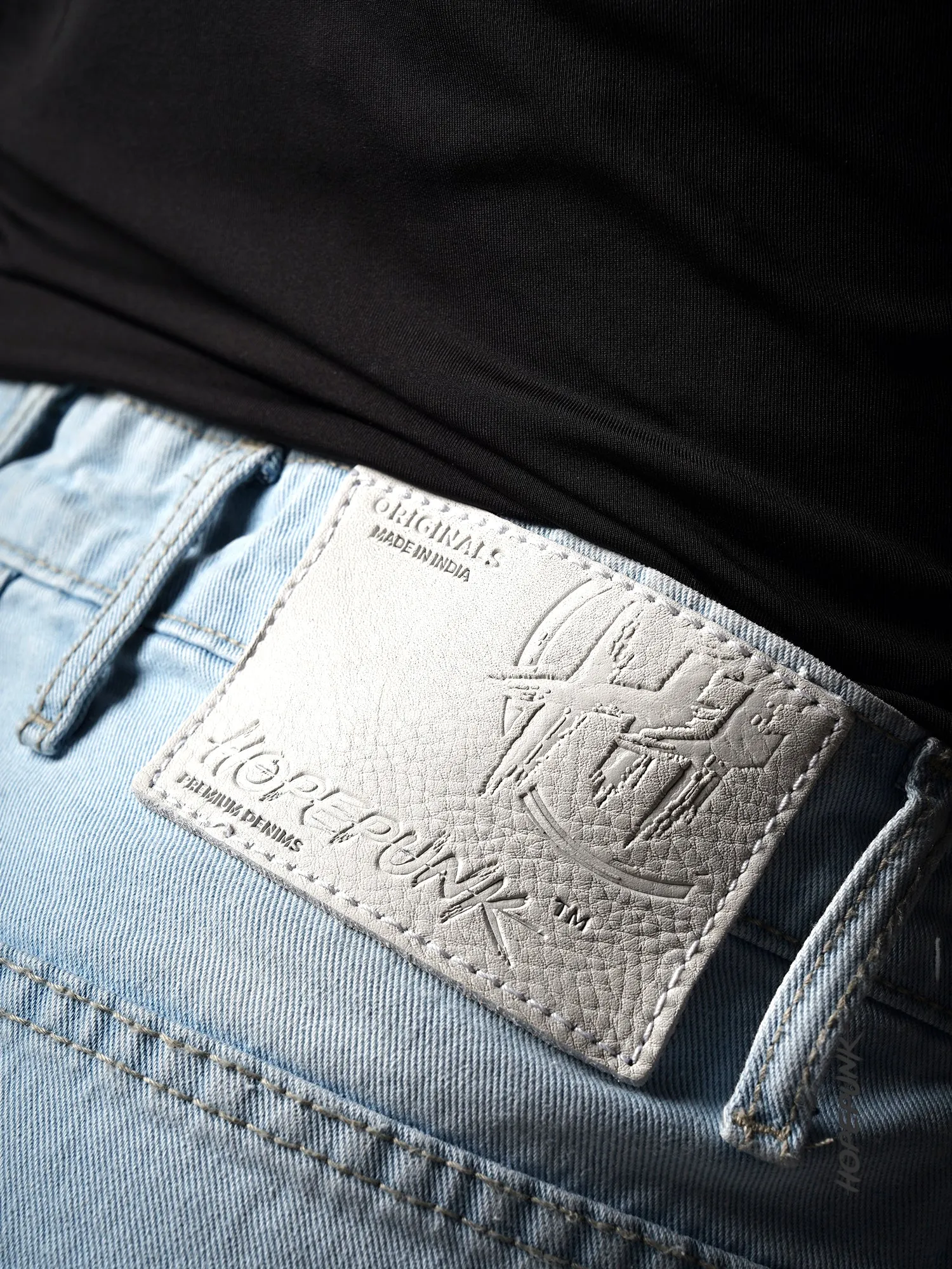 Denim: Distress Blue (Baggy Fit)