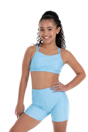 DFM1210G4 - Bloch X Flo Active Nicole Mid Length Girls Bike Shorts