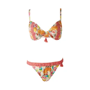 Dior Pink   Floral Silk Lingerie Set