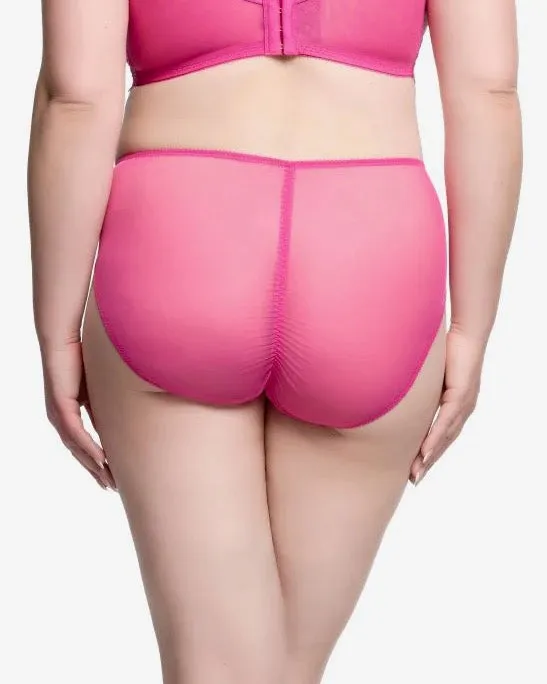 Dita Von Teese - Yvonne High Cut Brief - Ruby