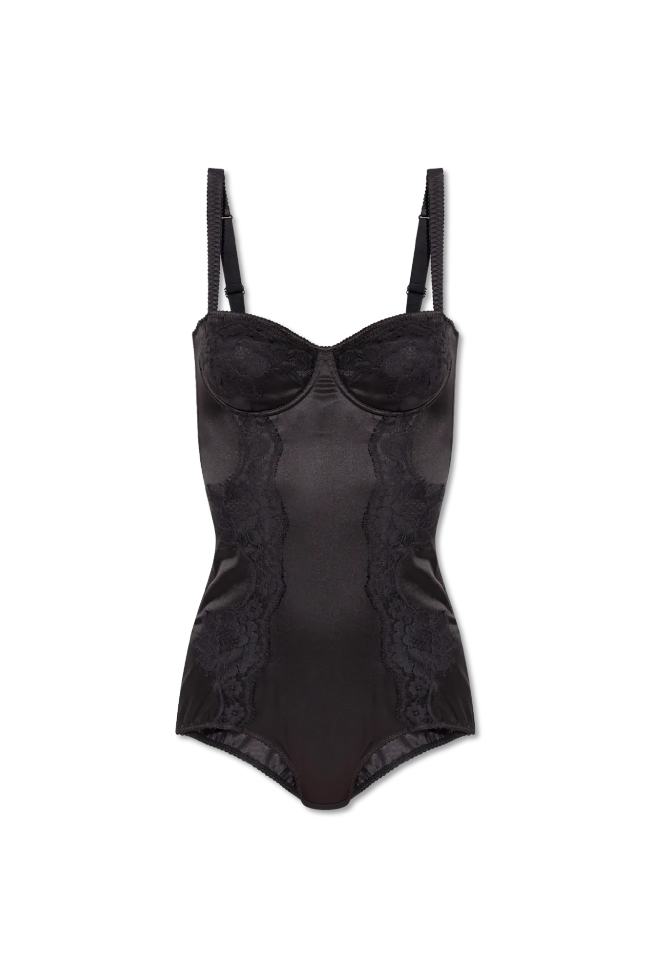 Dolce & Gabbana Silk bodysuit in BLACK - 4B