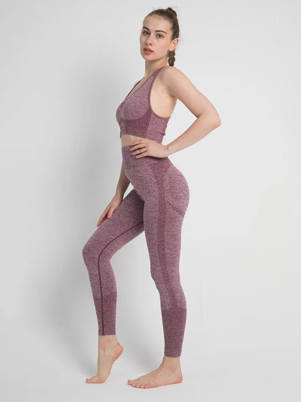 Dotted Peach Bliss Workout Set