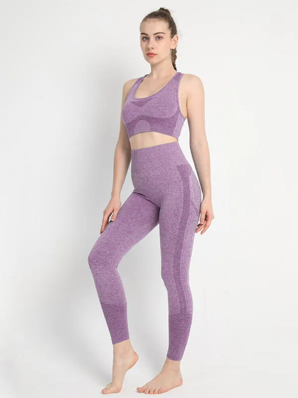 Dotted Peach Bliss Workout Set