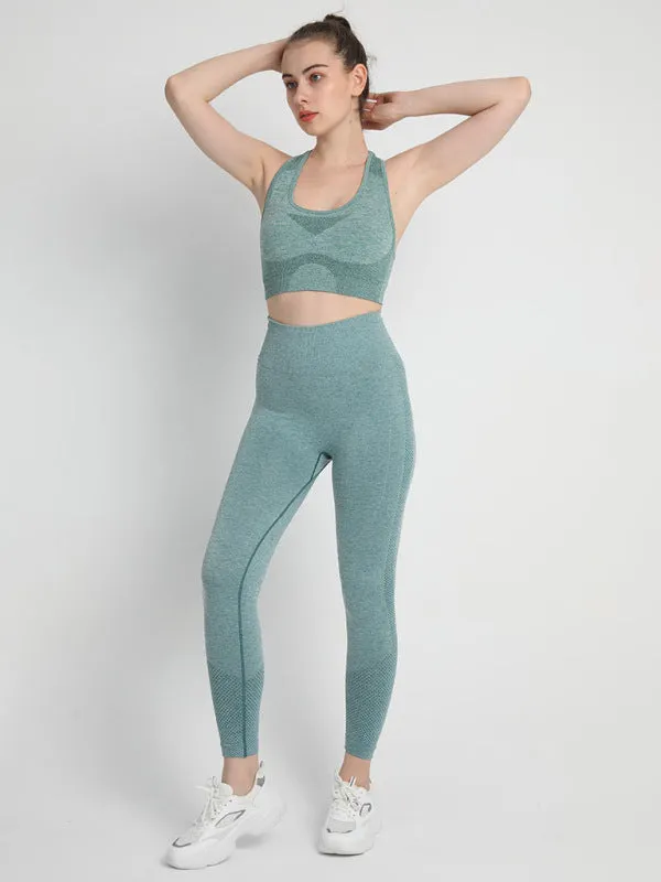 Dotted Peach Bliss Workout Set