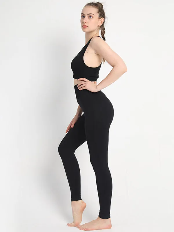 Dotted Peach Bliss Workout Set
