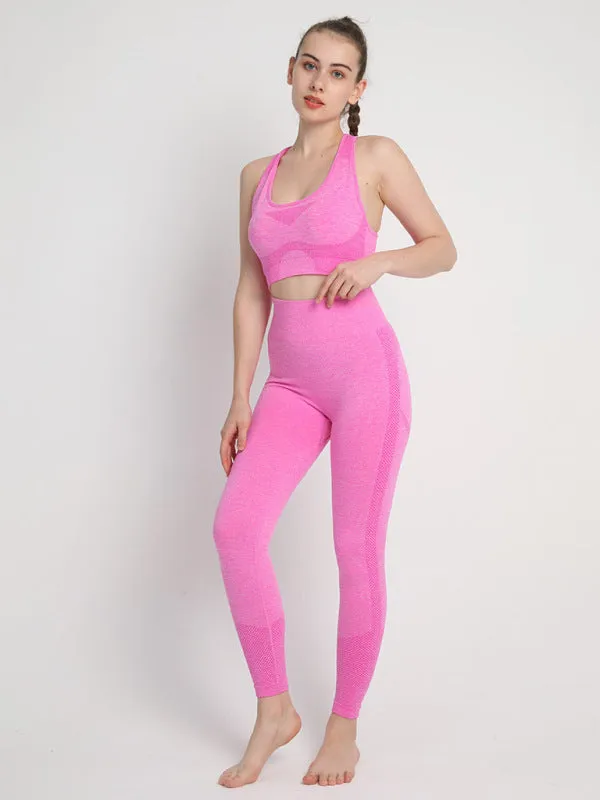 Dotted Peach Bliss Workout Set