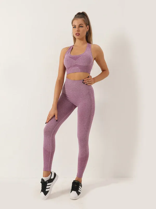 Dotted Peach Bliss Workout Set