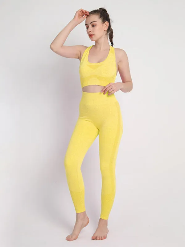 Dotted Peach Bliss Workout Set