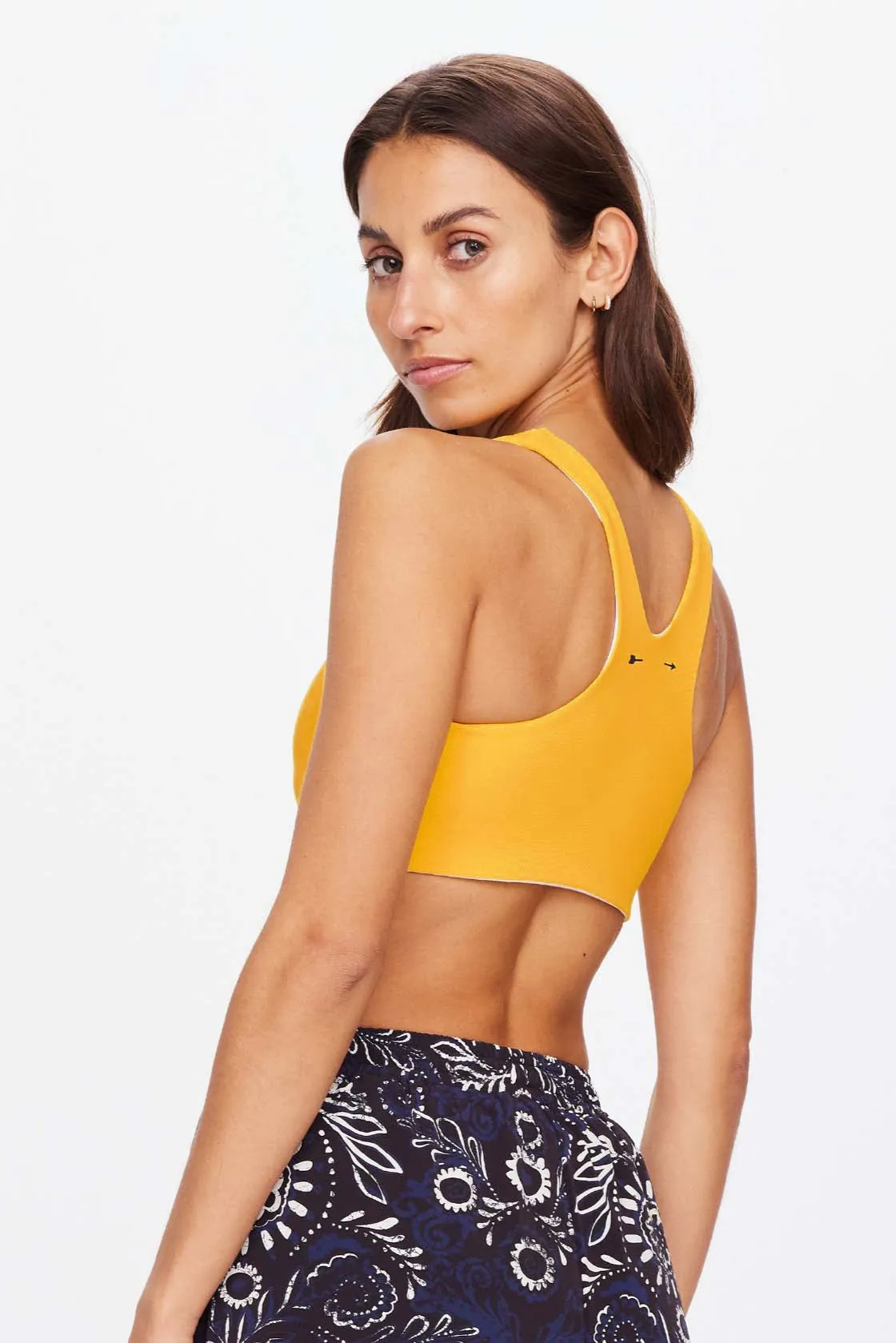 Dunes Jade Racerback Bra | Marigold