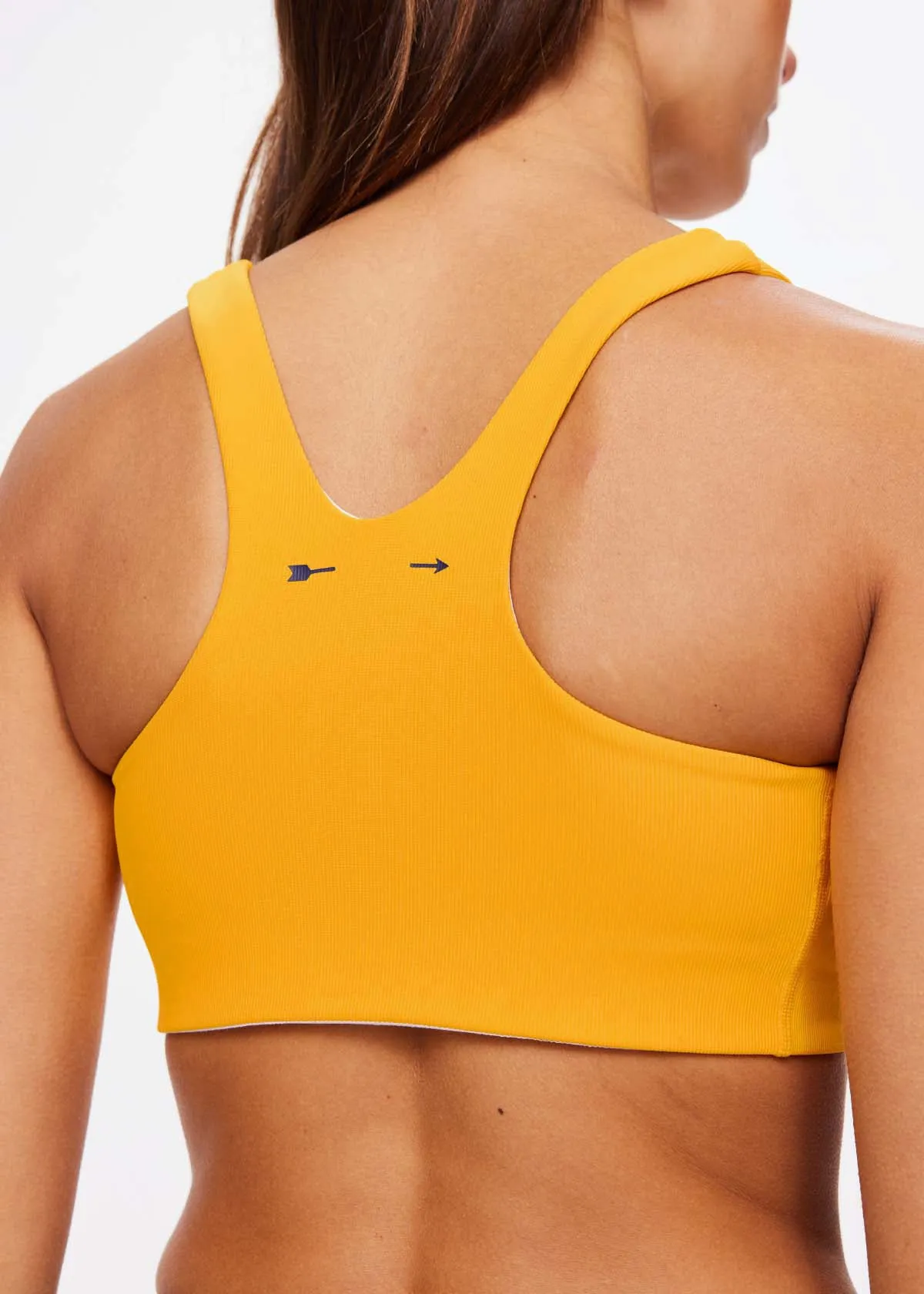 Dunes Jade Racerback Bra | Marigold