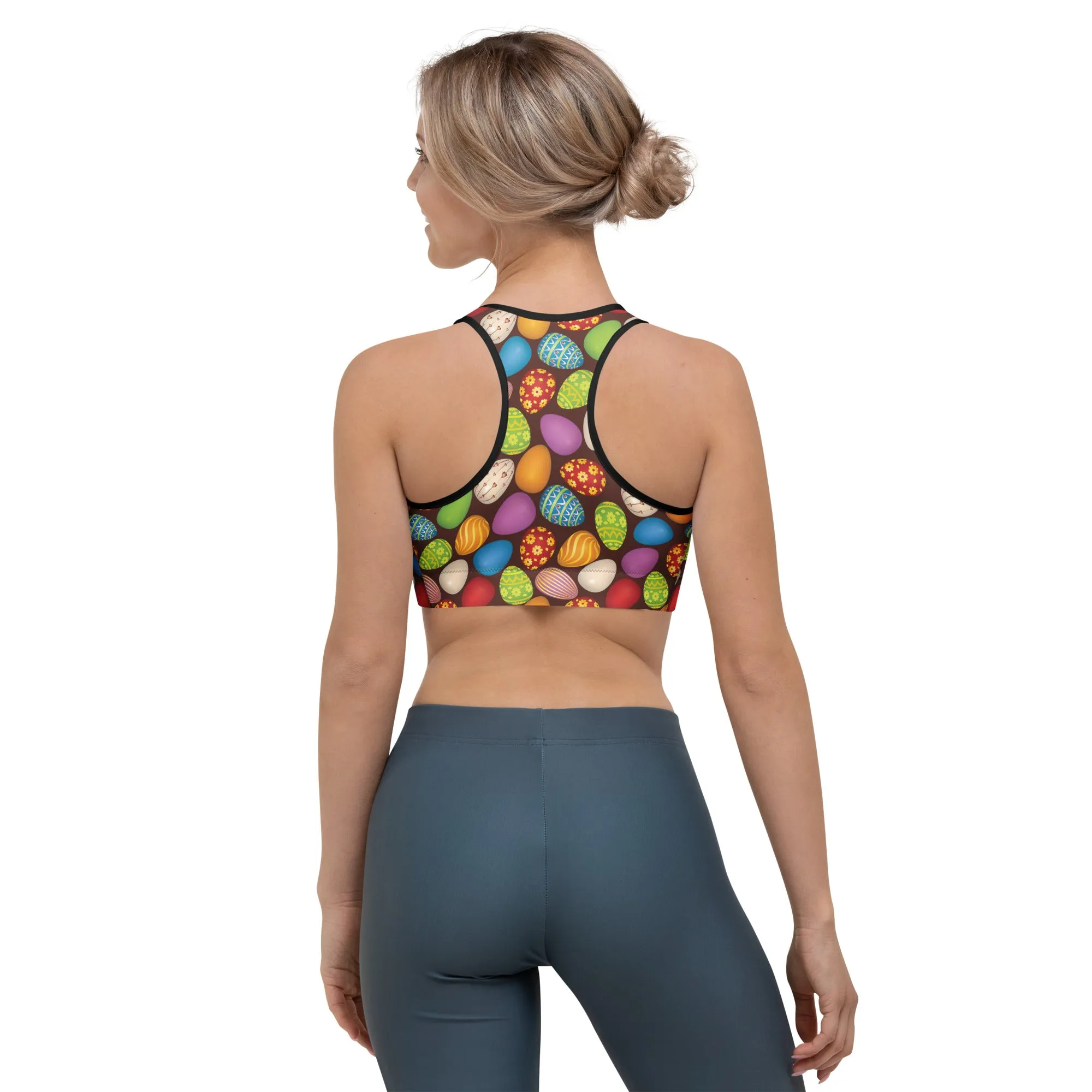 Easter Eggs Sports bra