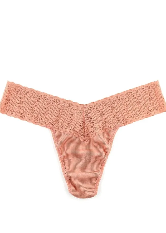 Eco Ribbed Thong