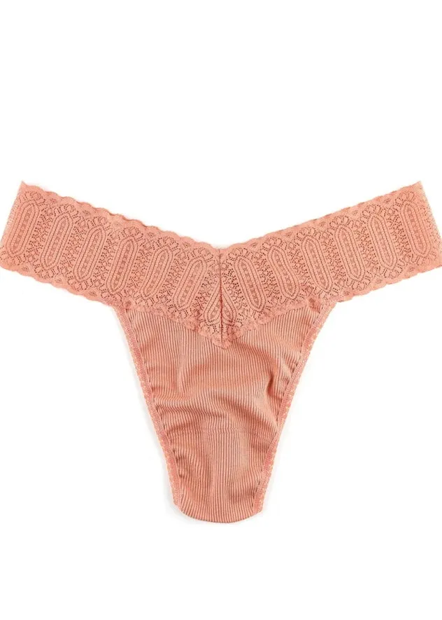 Eco Ribbed Thong