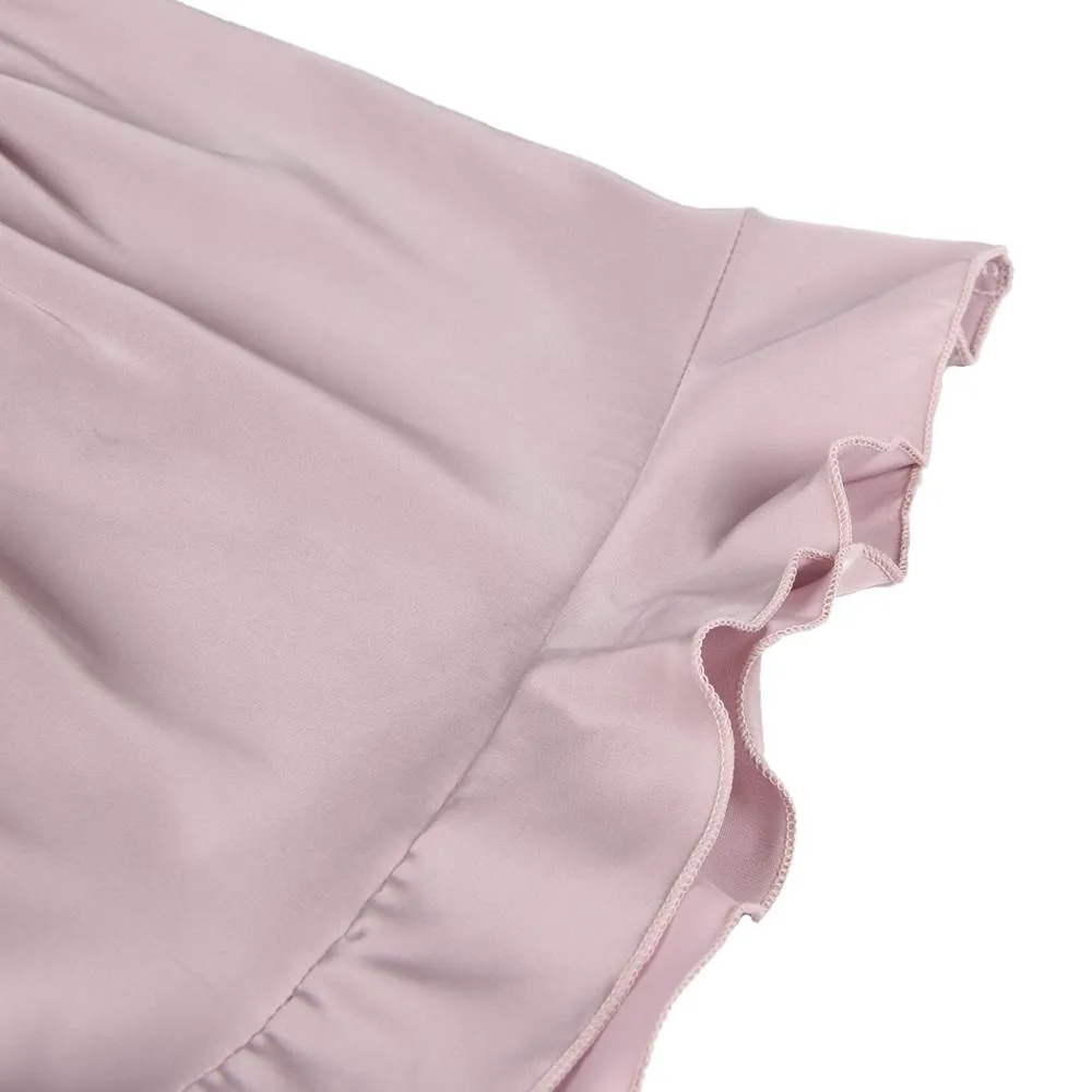 Elegant Ice Silk Strap Shorts 2 Piece Pajama Egypt Set