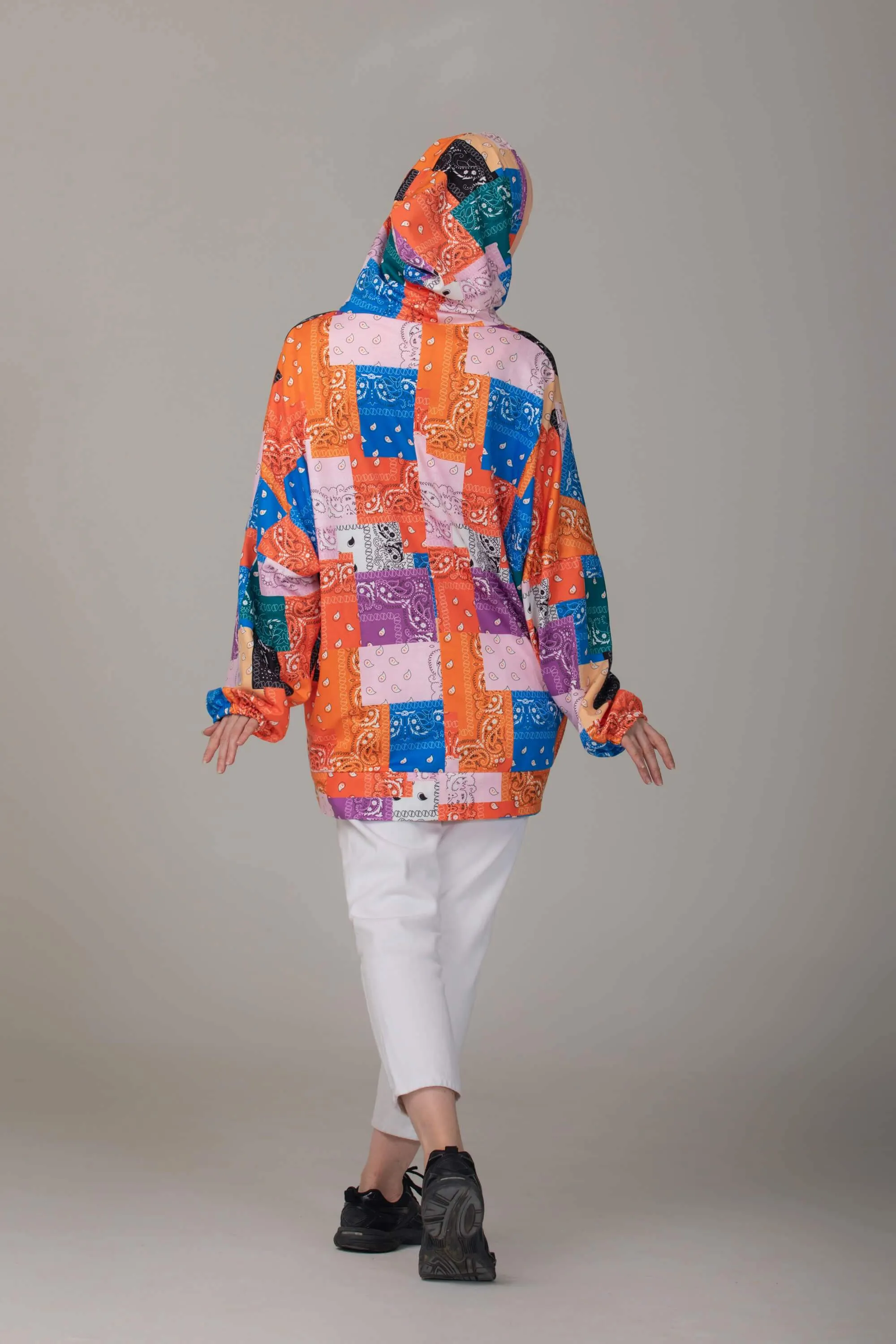 Eliza Oversized Modest Hoodie | Multicolor