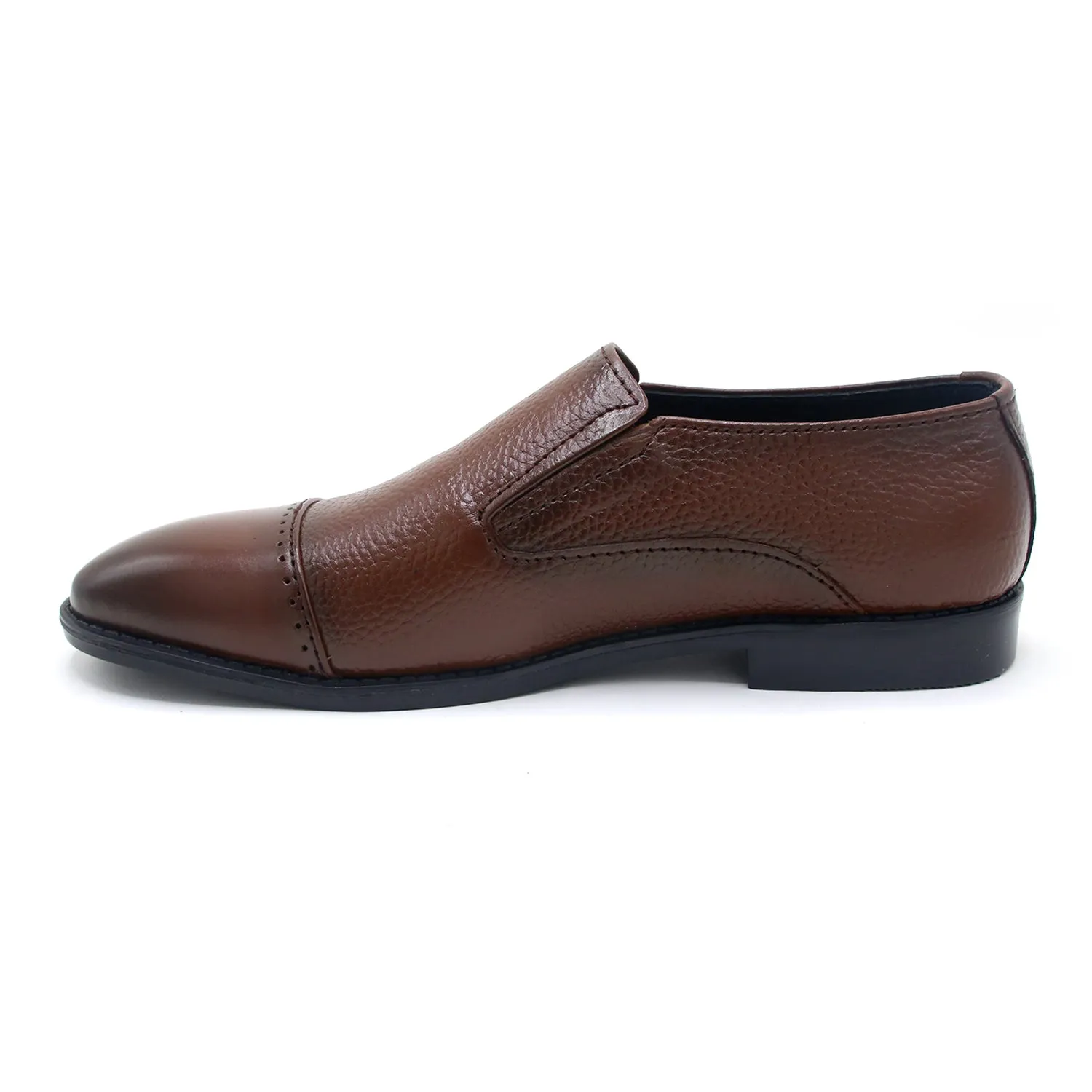 Eminent Comfortable Slip-On Leather Moccasins - Mustard
