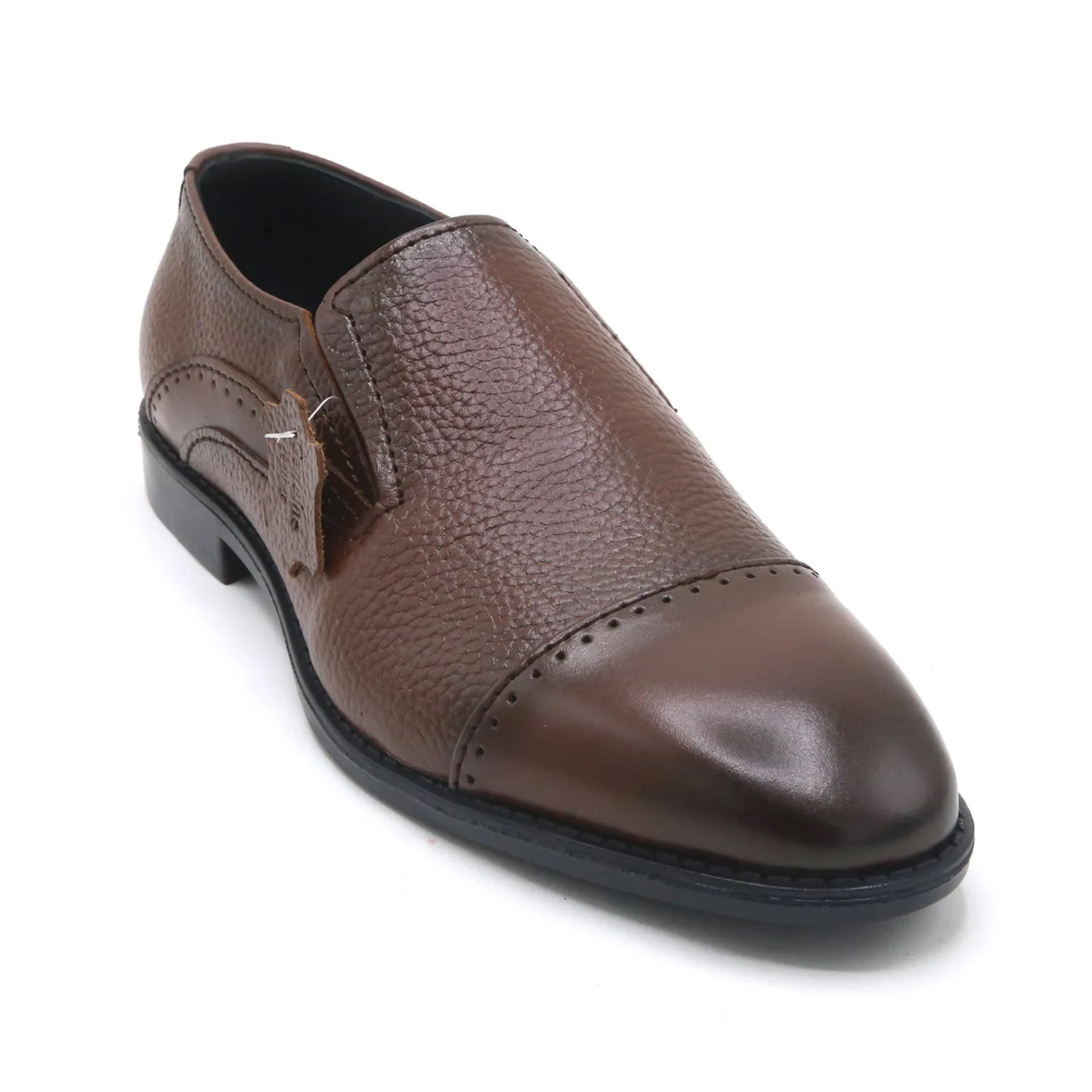 Eminent Comfortable Slip-On Leather Moccasins - Mustard