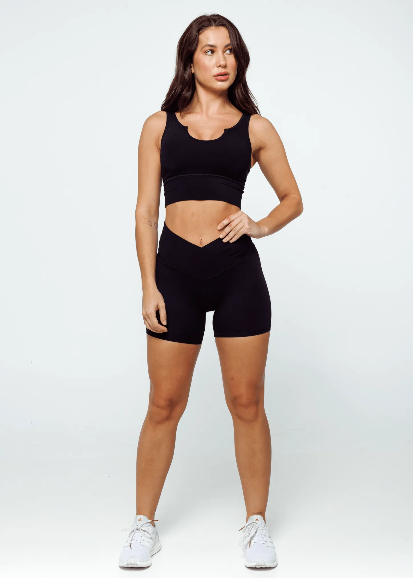Essence Cross Shorts - Black