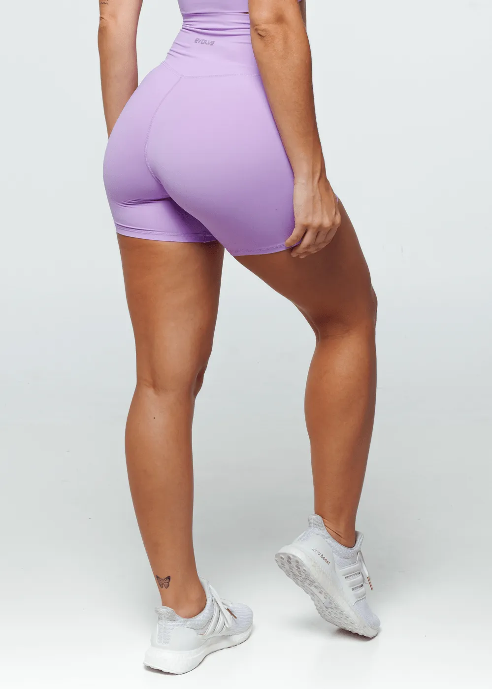 Essence Cross Shorts - Lilac
