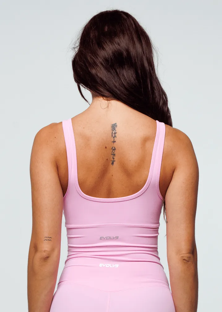 Essence Sports Bra - Blush