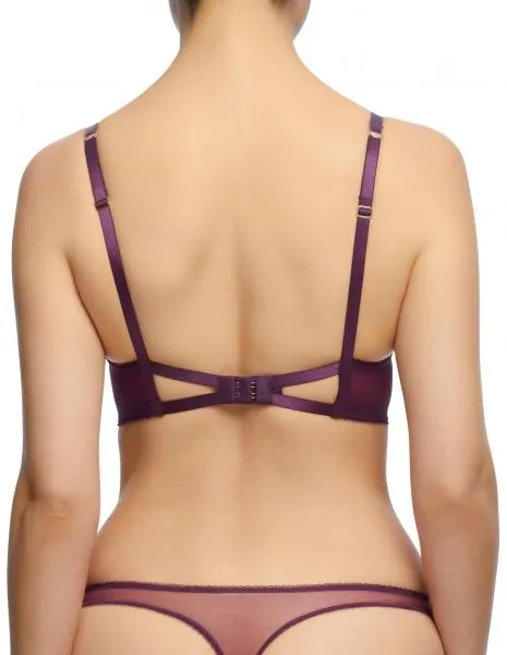 Evelina Underwire Bra - Aubergine -