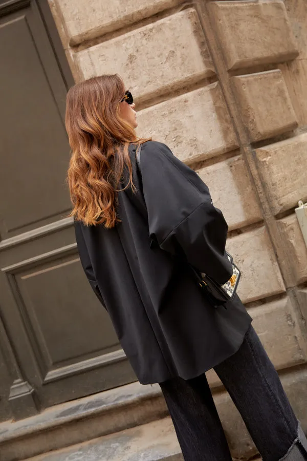 Fabienne Wool Suiting Black