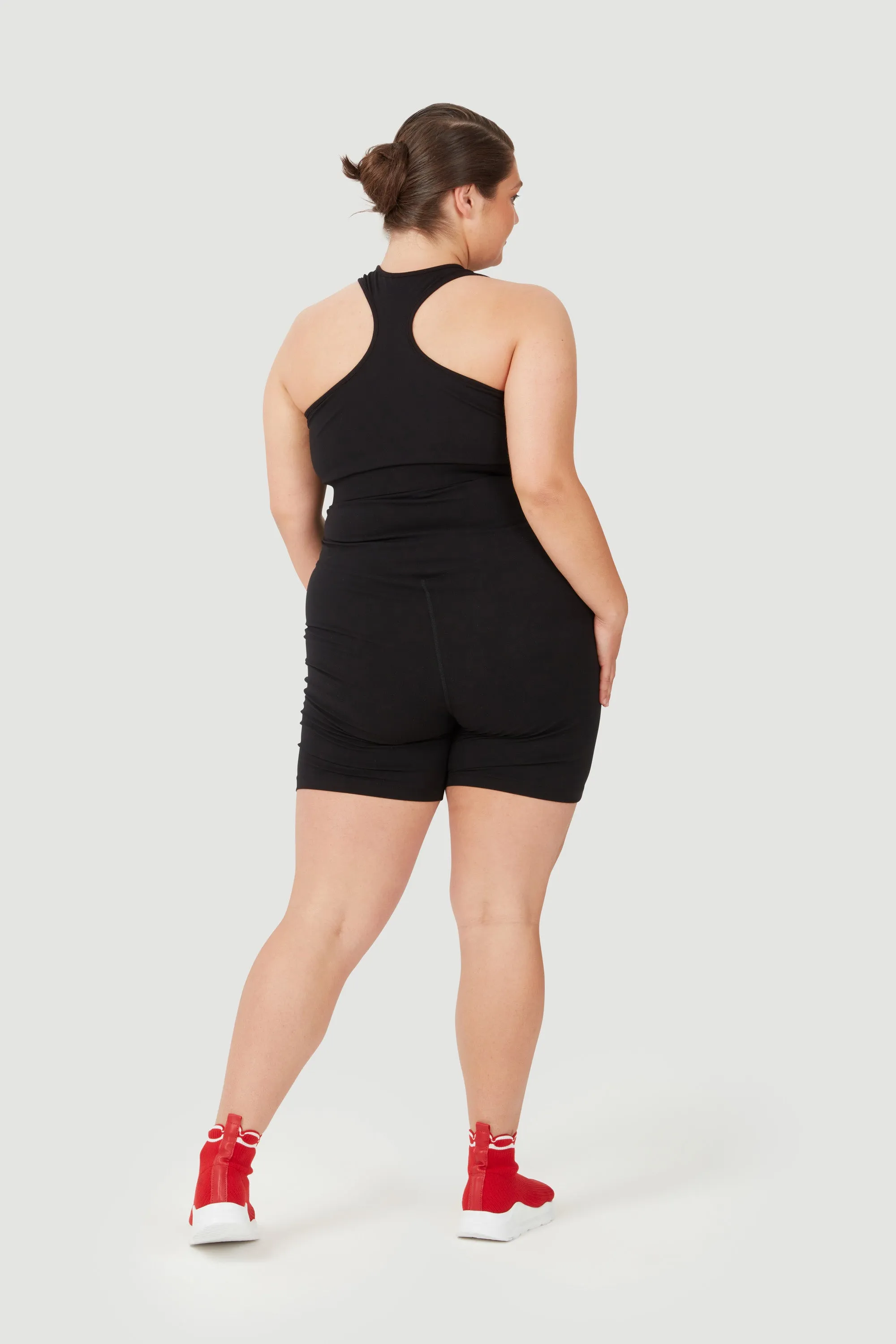 F&G Cycling Shorts Black   Ivory