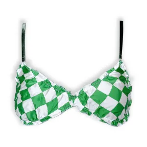 Femme Fatale Silk Ruffle Bralette