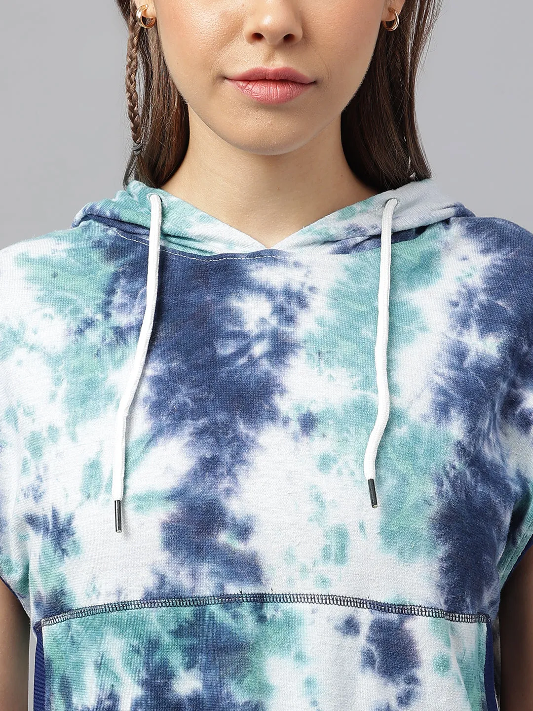 Fitkin Tie and Dyed Extended Sleeves Cotton Top