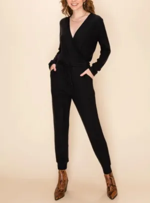 Fleece Surplus Long Sleeve Jumpsuit