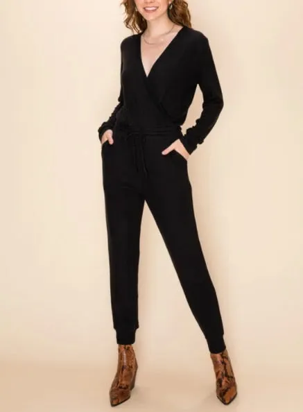 Fleece Surplus Long Sleeve Jumpsuit