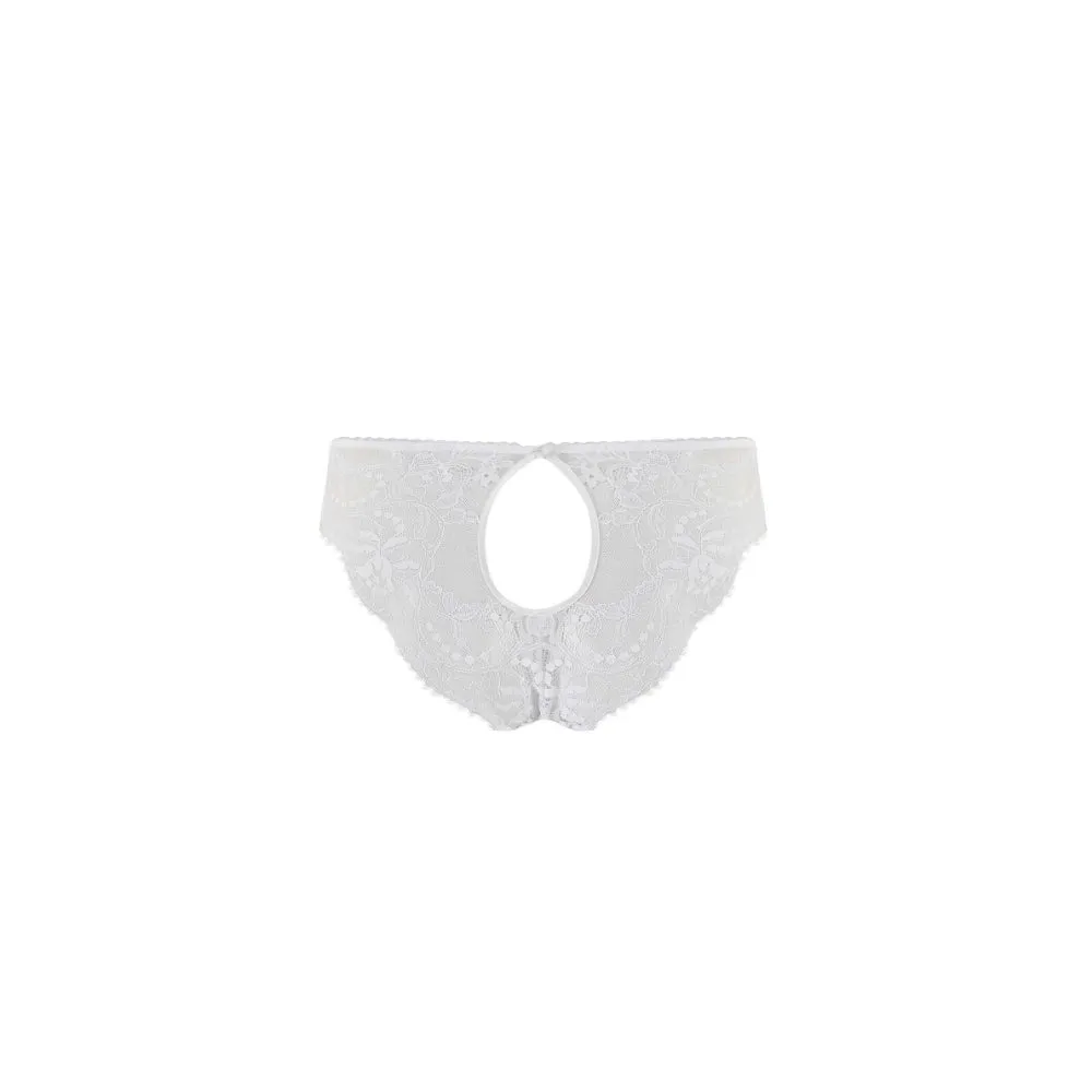 Fleur Of England Signature Lace Ouvert Brief