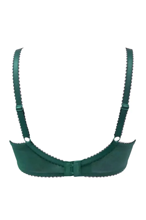Flora Underwired Bra - Green